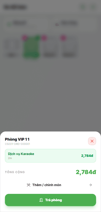 Hướng dẫn vận hành tính giờ phòng karaoke tự động trên LalaPos