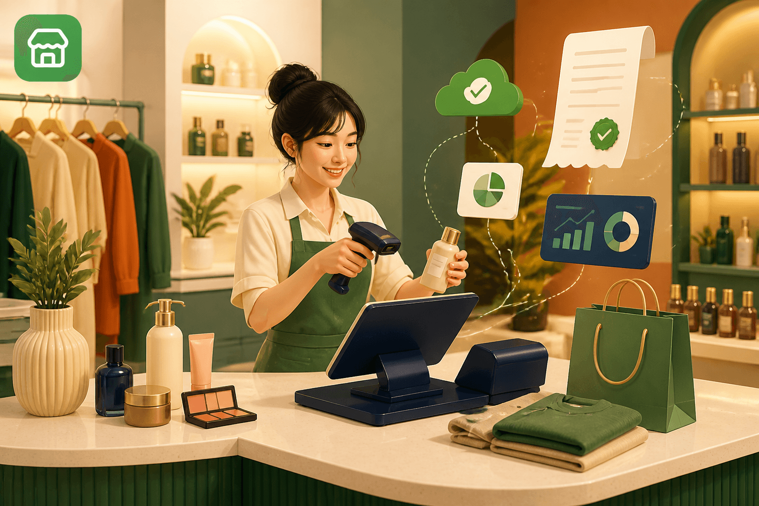 Cửa Hàng Thời Trang, Mỹ Phẩm Bán Lẻ Có Bắt Buộc Hóa Đơn Điện Tử Máy Tính Tiền?