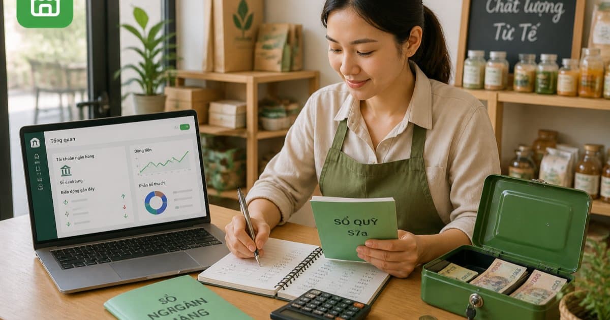 Sổ S7a-HKD & S8a-HKD: Hướng Dẫn Theo Dõi Tiền Quỹ, Ngân Hàng Hộ Kinh Doanh