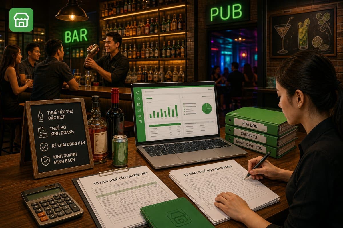 Áp Dụng Hóa Đơn Điện Tử Máy Tính Tiền Đêm Khuya Cho Bar, Pub 2026