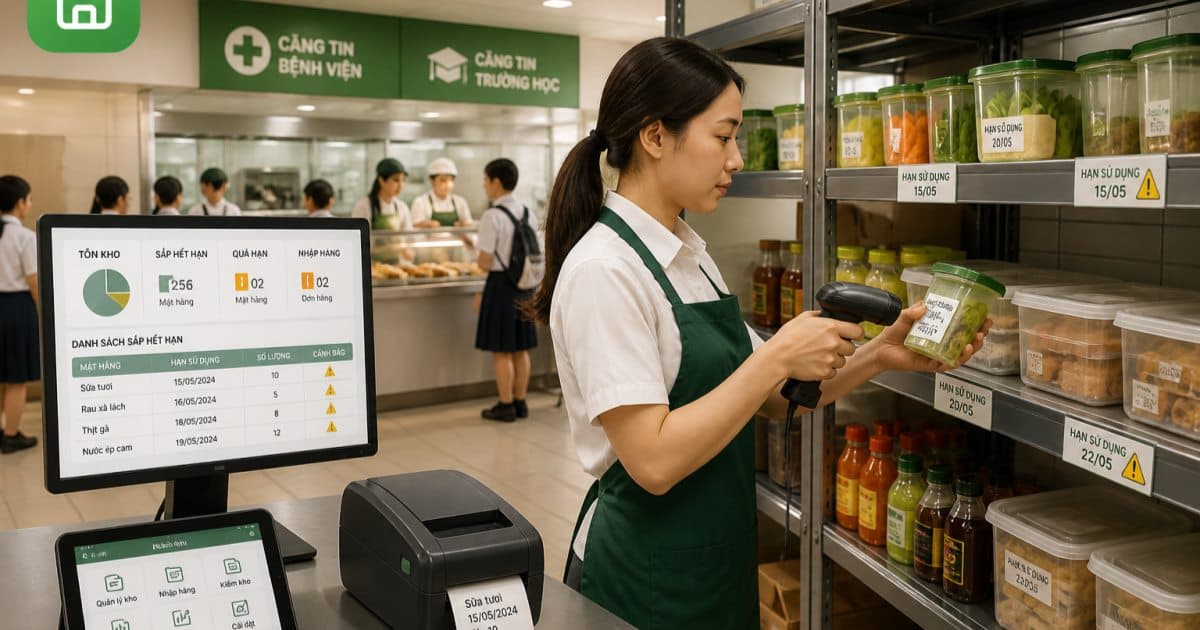Quản Lý Hàng Hóa Lưu Kho, Hạn Sử Dụng Cho Căng Tin Bệnh Viện & Trường Học