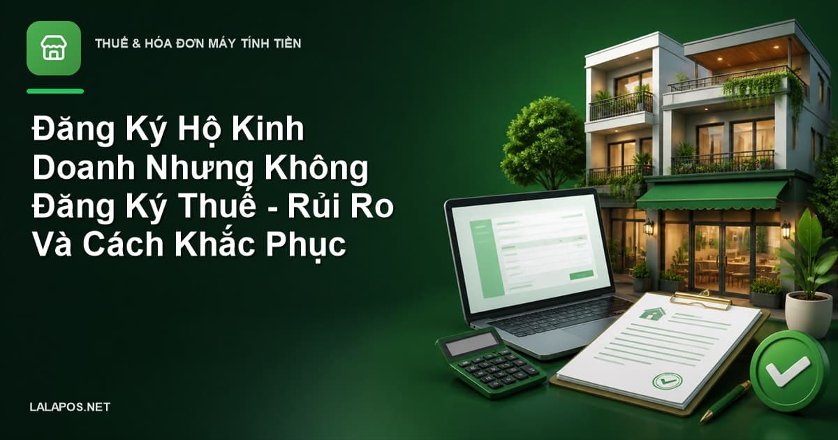 Đăng Ký Hộ Kinh Doanh Nhưng Không Đăng Ký Thuế - Rủi Ro Và Cách Khắc Phục
