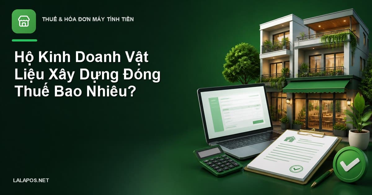 Hộ Kinh Doanh Vật Liệu Xây Dựng Đóng Thuế Bao Nhiêu?
