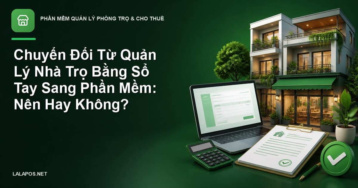 Chuyển Đổi Từ Quản Lý Nhà Trọ Bằng Sổ Tay Sang Phần Mềm: Nên Hay Không?