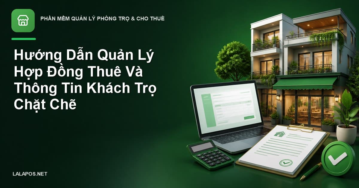 Hướng Dẫn Quản Lý Hợp Đồng Thuê Và Thông Tin Khách Trọ Chặt Chẽ