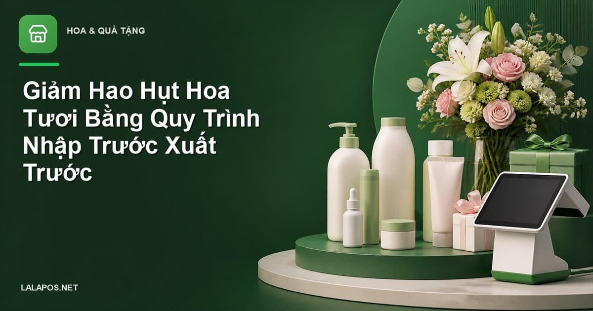 Giảm Hao Hụt Hoa Tươi Bằng Quy Trình Nhập Trước Xuất Trước