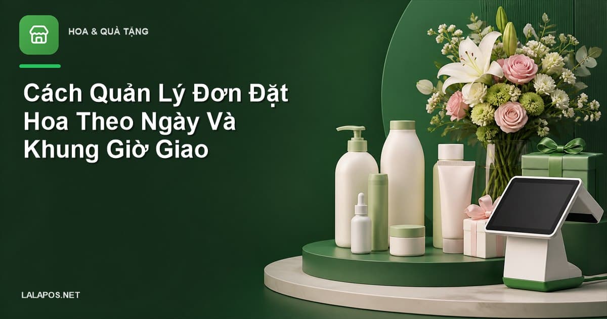 Cách Quản Lý Đơn Đặt Hoa Theo Ngày Và Khung Giờ Giao