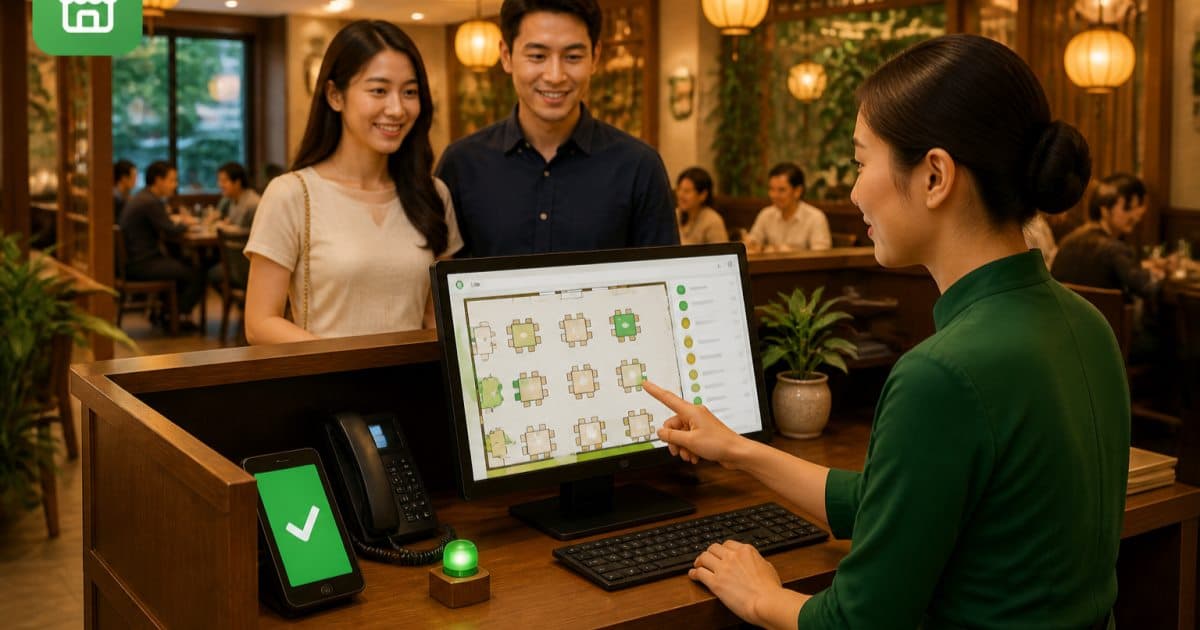 Quản Lý Đặt Bàn & Sơ Đồ Bàn Trực Quan Cho Nhà Hàng Chi Nhánh
