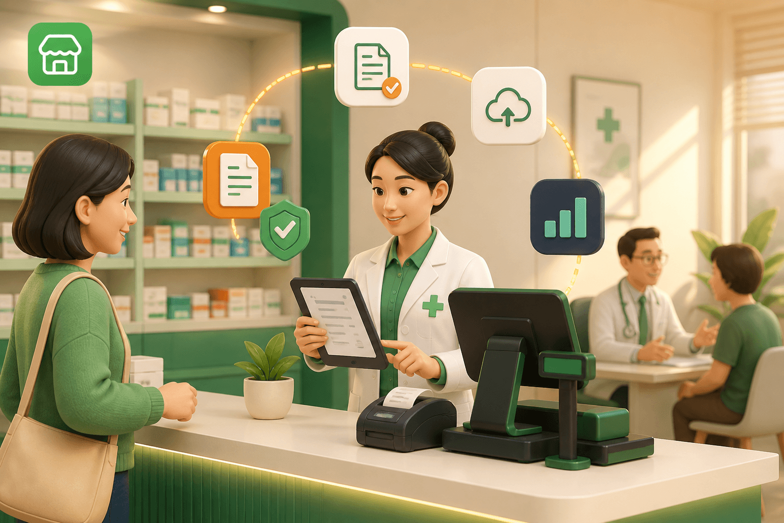 Nhà Thuốc, Phòng Khám Tư Nhân Và Hóa Đơn Điện Tử Khởi Tạo Từ Máy Tính Tiền