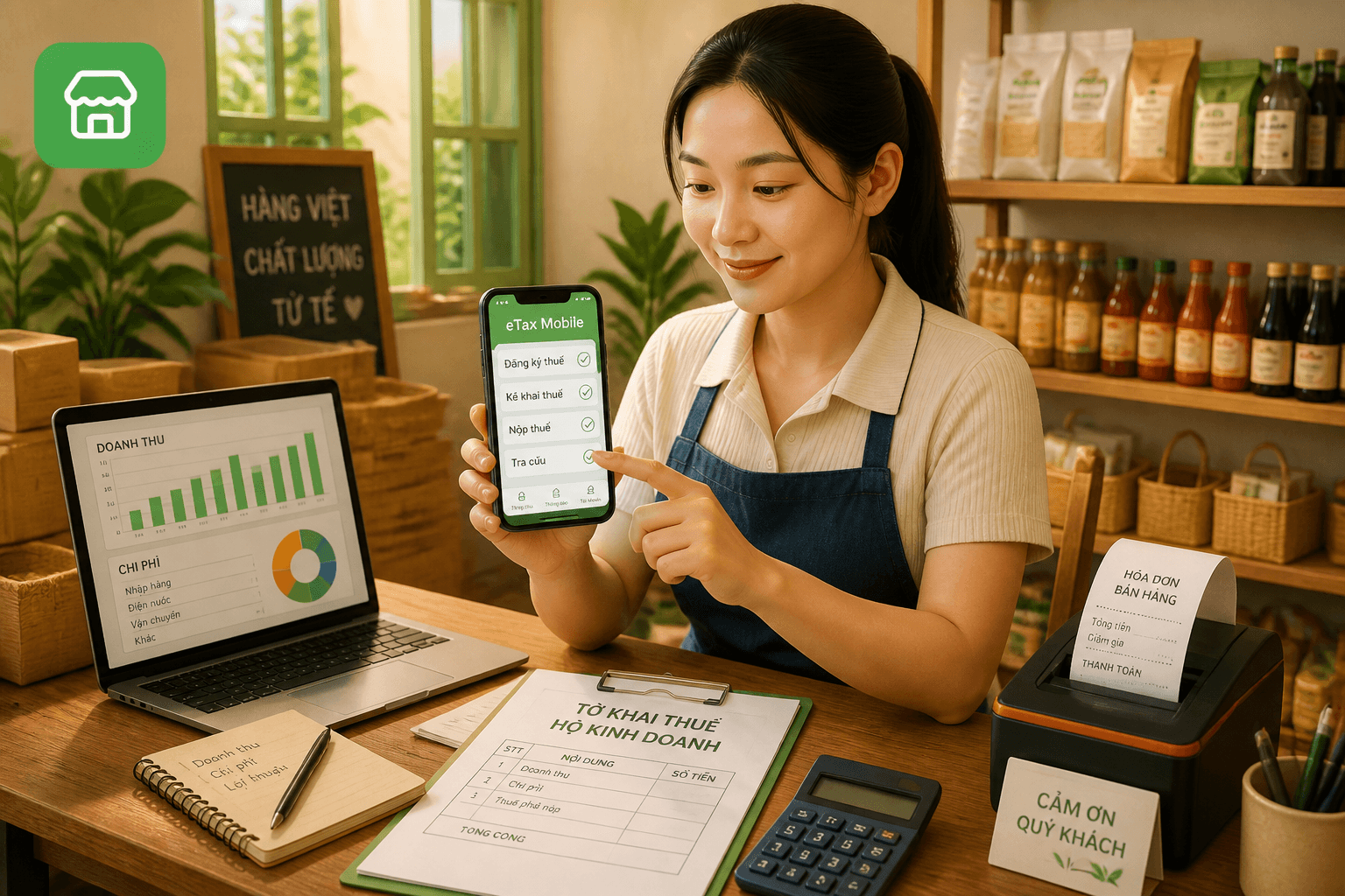 Cách Kê Khai Thuế Hộ Kinh Doanh Trên eTax Mobile Từ A-Z