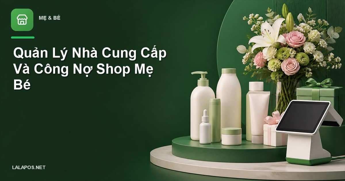 Quản Lý Nhà Cung Cấp Và Công Nợ Shop Mẹ Bé