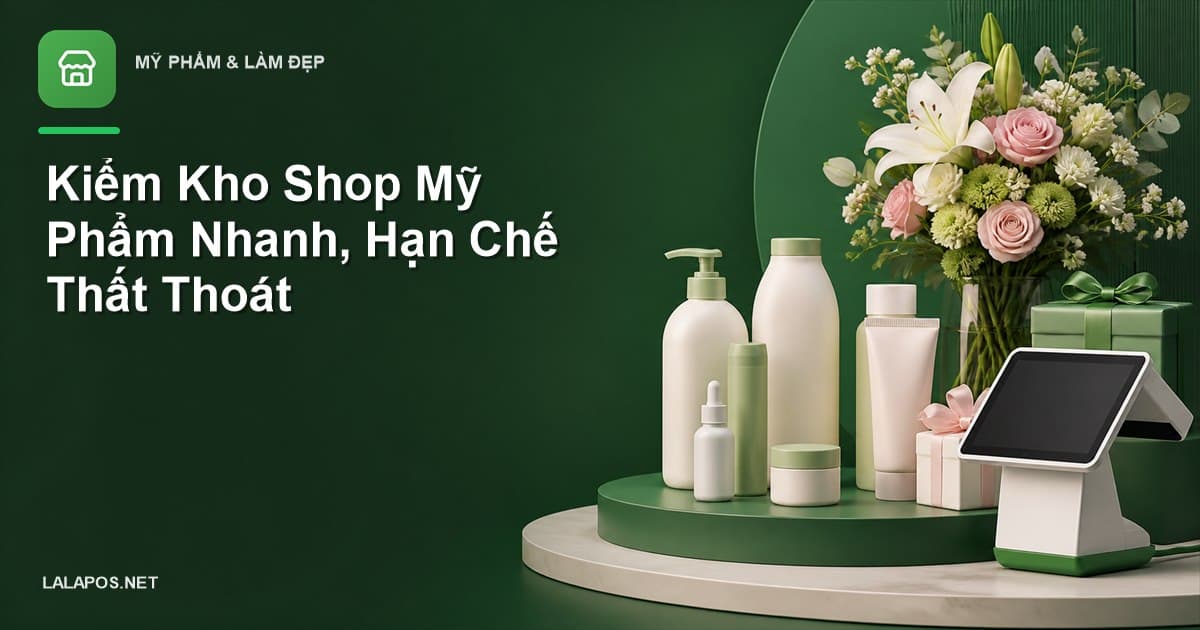 Kiểm Kho Shop Mỹ Phẩm Nhanh, Hạn Chế Thất Thoát