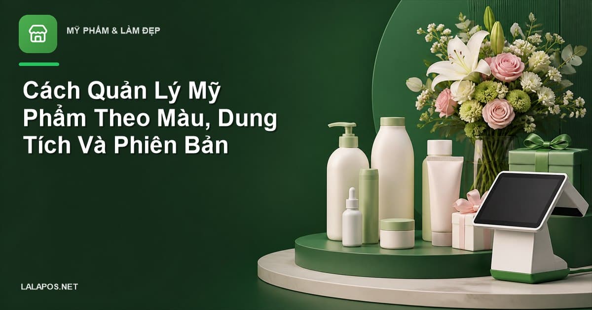 Cách Quản Lý Mỹ Phẩm Theo Màu, Dung Tích Và Phiên Bản